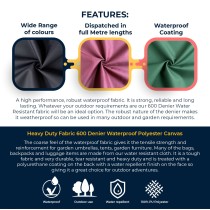 Poly/PVC Heavy Duty Bag cloth Infographics Features