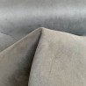 Grey Scrim Backed Faux Suede Fabric Grey 6