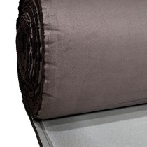 Grey Scrim Backed Faux Suede Fabric Charcoal 9