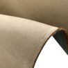 Grey Scrim Backed Faux Suede Fabric Tan 3