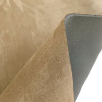 Grey Scrim Backed Faux Suede Fabric Tan 8