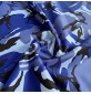 7oz WATERPROOF FABRIC PU Camouflage print Blue 3