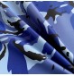 7oz WATERPROOF FABRIC PU Camouflage print Blue 7