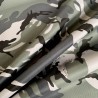 7oz WATERPROOF FABRIC PU Camouflage print Urban Grey 7