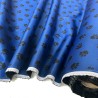 Canvas Waterproof Fabric 300 Denier Paw Prints Blue 6