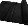 Cotton Look Velvet Fabric black 2