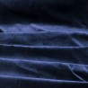 Cotton Look Velvet Fabric Navy 4