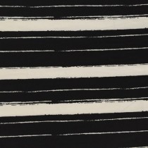 Printed Double Georgette Black 2