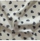 Printed Double Georgette Hearts