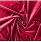 Velvet Fabric Spandex Velour Red