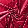 Velvet Fabric Spandex Velour Red