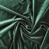 Velvet Fabric Spandex Velour Bottle Green 