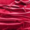 Velvet Fabric Spandex Velour Red 4