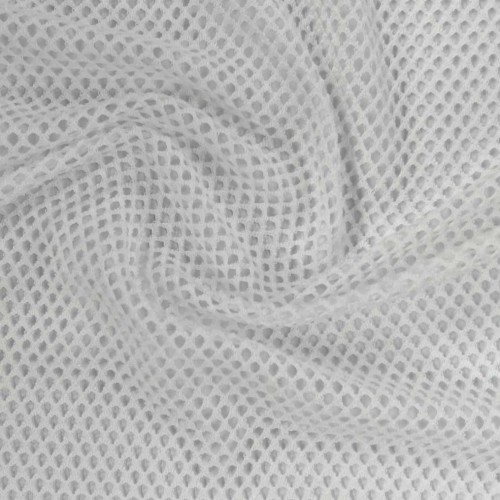 Fish Net Fabric White