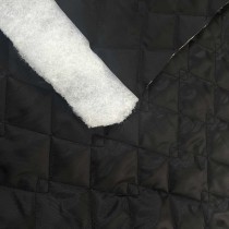 Double Sided Waterproof 4oz Quilted Fabric Black