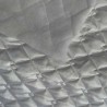 Quilted Fabric Satin Silver 7