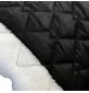 Quilted Fabric Satin Black 3