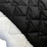 Quilted Fabric Satin Black 3