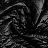 Quilted Fabric Satin Black 5