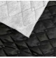 Quilted Fabric Satin Black 6