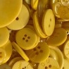 Crafting Buttons Assorted Sizes 120g Yellow