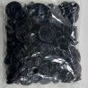 Crafting Buttons Assorted Sizes 120g Black3