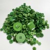 Crafting Buttons Assorted Sizes 120g Green2