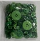 Crafting Buttons Assorted Sizes 120g Green3