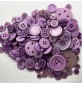 Crafting Buttons Assorted Sizes 120g Purple2