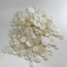 Crafting Buttons Assorted Sizes 120g White2