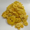 Crafting Buttons Assorted Sizes 120g  Yellow2