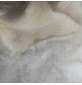 Long Pile Faux Fur Fabric White 4