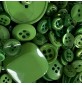 Crafting Buttons Assorted Sizes 120g Green 