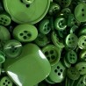 Crafting Buttons Assorted Sizes 120g Green 