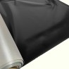 Clearance Fire Retardant Leatherette Black Silver Backed 4