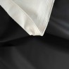 Clearance Fire Retardant Leatherette black Leatherette/Polyester5