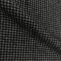 Clearance Melton Wool Mix Sky and Brown Check 1