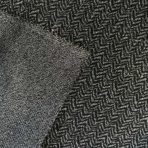 Clearance Melton Wool Mix  Dark Herringbone 4