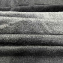 Clearance Melton Wool Mix Black and Grey 3