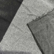 Clearance Melton Wool Mix Black and Grey 7