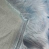 Long Pile Faux Fur Fabric Sky 2