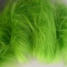 Long Pile Faux Fur Fabric Lime 1