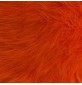 Long Pile Faux Fur Fabric Orange 1