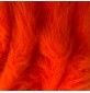 Long Pile Faux Fur Fabric Orange 4