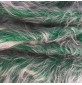 Long Pile Faux Fur Fabric  Green 5