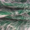 Long Pile Faux Fur Fabric  Green 5