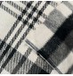 Clearance Melton Wool Mix Black and White Check Large 4