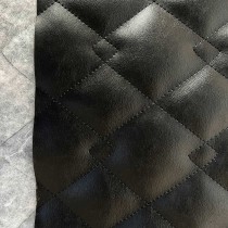 Quilted Fabric Leatherette Double Diamond Design 1