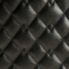 Quilted Fabric Leatherette Double Diamond Design 1