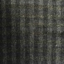 Clearance Melton Wool Mix Grey and Black Stripe (2) 1
